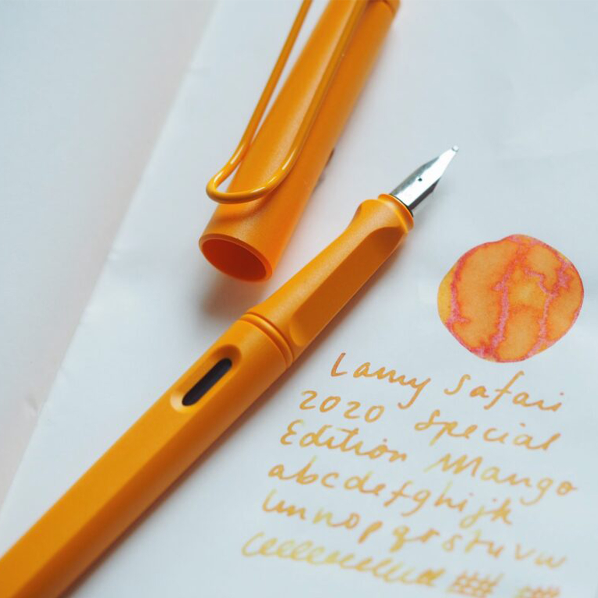 LAMY safari fountain pen candy mango 2020 limited edition