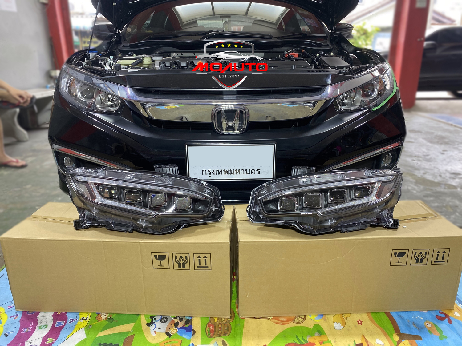 โคมไฟหน้า LED ทรง M SPORT CIVIC FC / FK 2016 - 2021