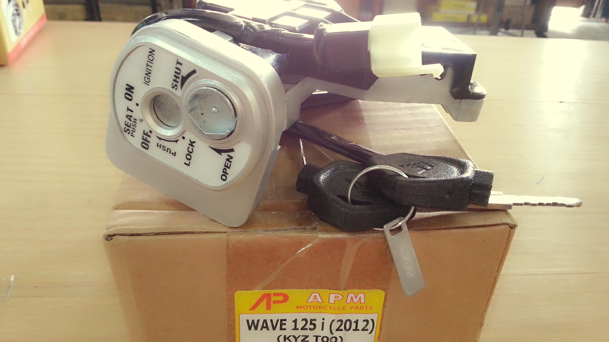 สวิทช์กุญแจ Wave125 I ปี 2012 (รุ่นปลาวาฬ)