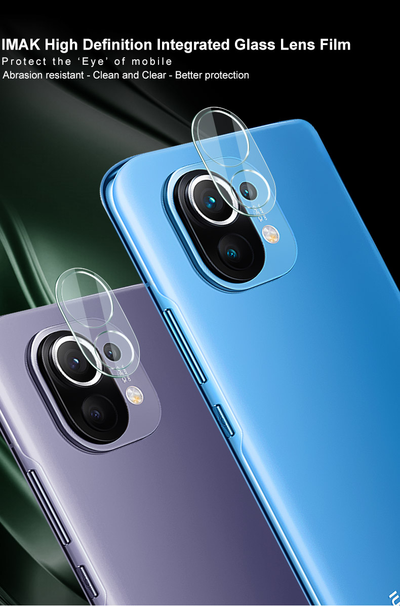 ฟิล์มกันรอยเลนส์กล้อง Xiaomi Mi 11 5G # Pre-Order * IMAK ฟิล์มกระจกนิรภัยป้องกันรอยขีดข่วนแบบความละเอียดสูง *