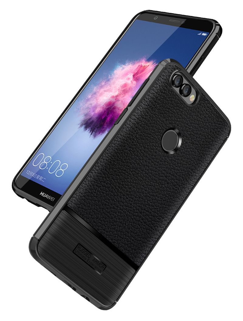 Case Huawei Y9 / Pre-order * ผิวลิ้นจี่นุ่ม + ผิวขัด TPU มีปุ่มสัมผัสที่นุ่มมือ *