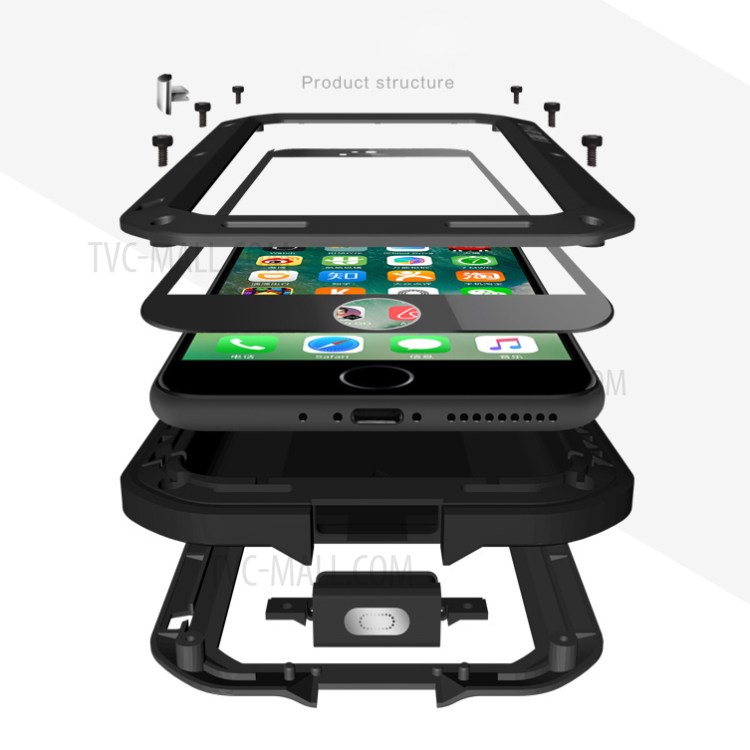 Case iPhone SE (2020) / Pre-Order * LOVE MEI วัสดุ: โลหะ + ซิลิโคน + กระจกนิรภัยหุ้มเกราะ *