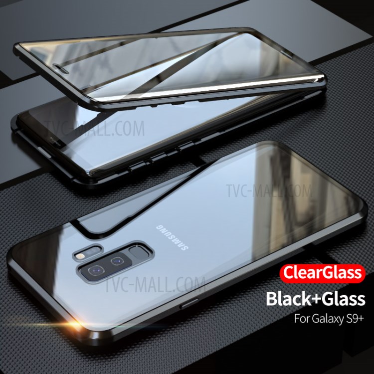 Case Samsung Galaxy S9 Plus # Pre-Order * เคสกรอบโลหะการติดตั้งแม่เหล็ก + กระจกเต็มครอบคลุม360องศา *