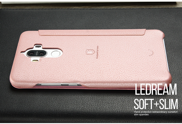 Case Huawei Mate 9 / Pre-order * LENUO Ledream สลิม ปกหนัง PU + PC Back เคสนุ่ม *