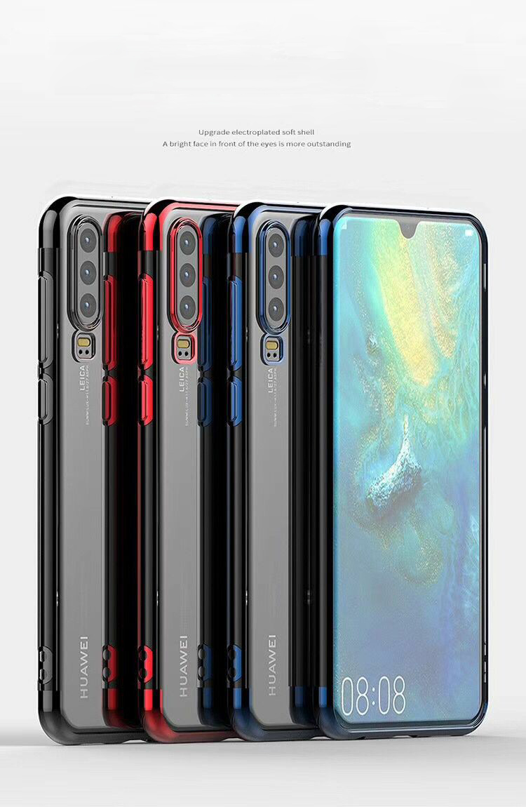 Case Huawei P30 / Pre-Order * Soft TPU ความมันวาวของโลหะ *