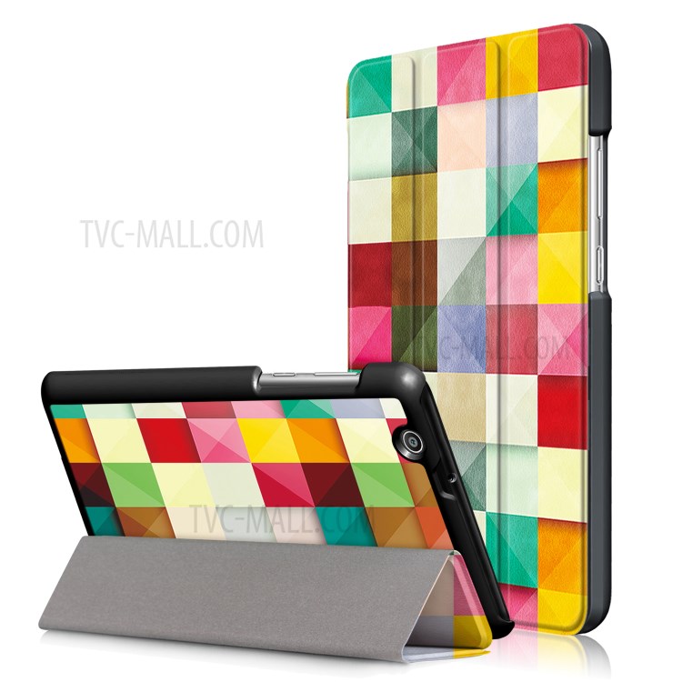 Case Huawei MediaPad T3 7' 3G / Pre-order * เคสลวดลาย 3-พับ ฝาพับสามพับสามารถพับเก็บเป็นขายึดได้ *