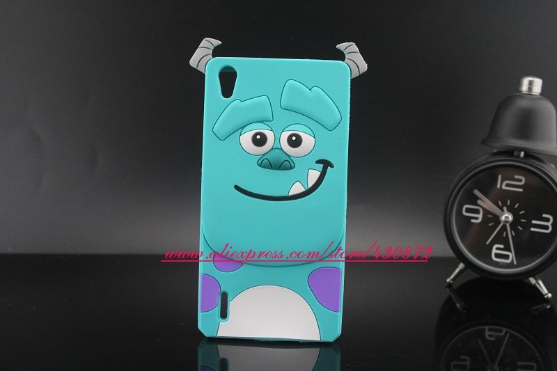 Case Huawei P7 / Pre-order * 3D แฟชั่นการ์ตูนซิลิคอน *