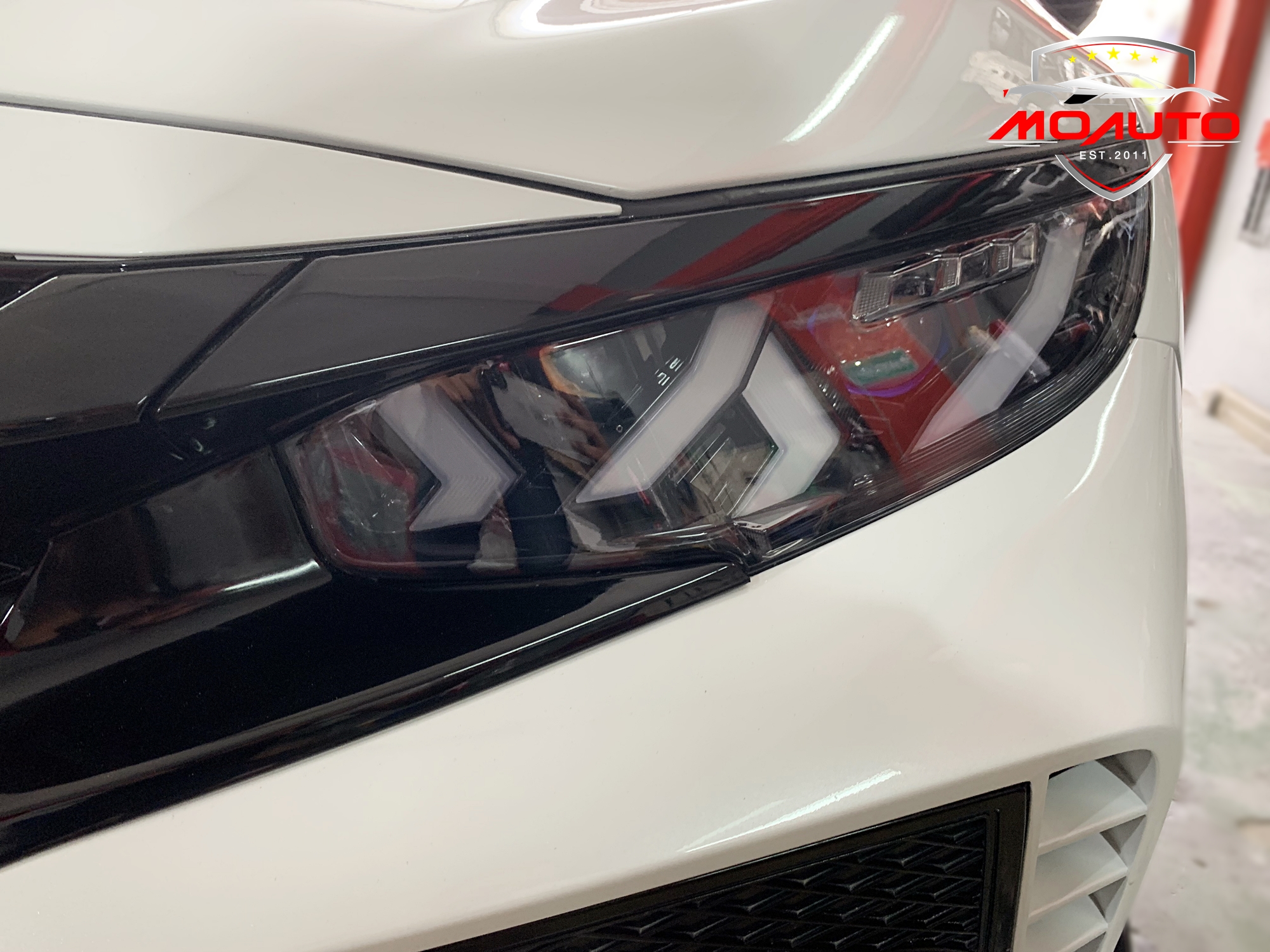 โคมไฟหน้า LED CIVIC FK ทรง Lamborghini Style