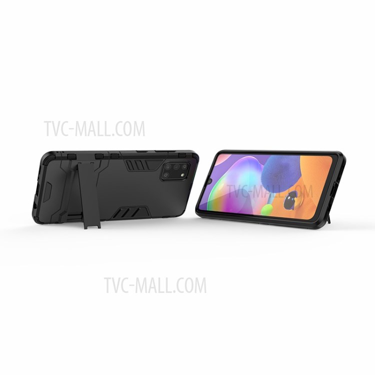 Case Samsung Galaxy A31 # Pre-Order * เคสกันกระแทกมีสไตล์ + PC พร้อมขาตั้ง พลาสติกแข็ง + TPU อ่อน = สองชั้น *