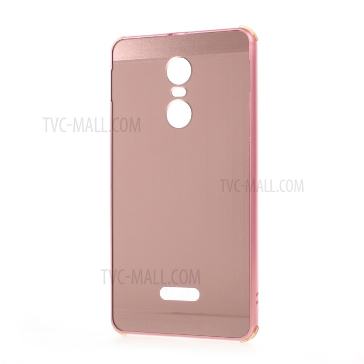Case Lenovo K6 Note / Pre-order * เคสอลูมิเนียมขัดแปรงเคลือบ PC เบาะรองมุม 4 มุมเพื่อป้องกันการกระแทก *