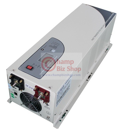 เครื่องแปลงไฟรถเป็นไฟบ้าน Hybrid Solar Pure Sine Wave - HR Series รุ่น 6000W