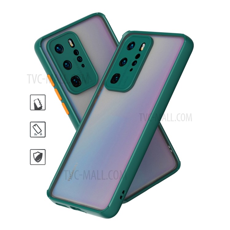 Case Huawei P40 Pro / Pre-order * เคส Soft TPU ขอบ 2 สี + Matte PC Back ไฮบริด *