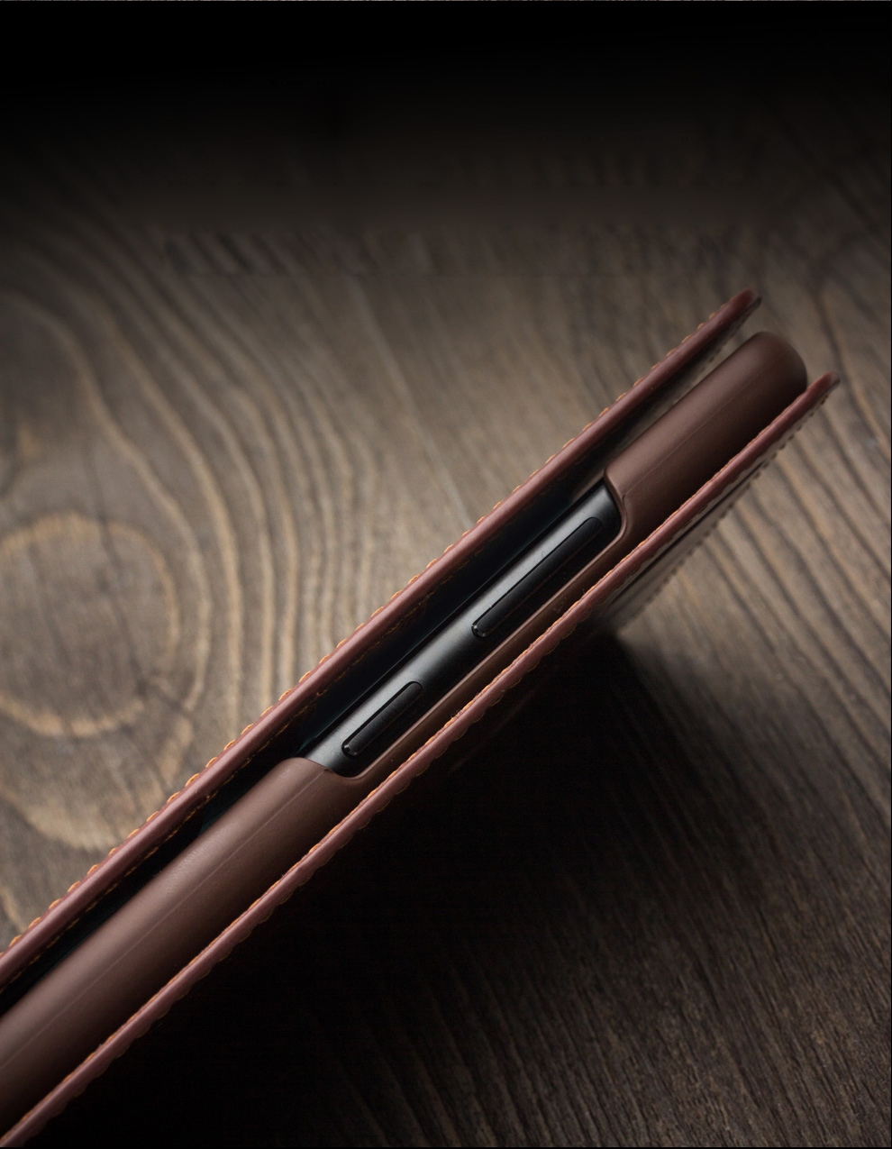 Case Huawei Honor Note 10 / Pre-Order * QIALINO สไตล์คลาสสิก กระเป๋าสตางค์ซองหนังแท้ *
