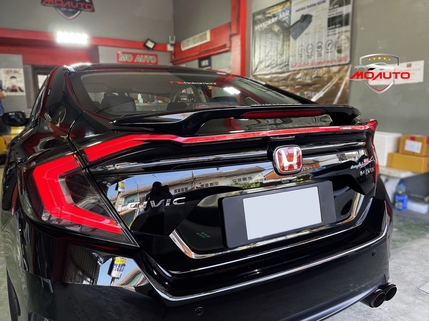 ไฟท้าย LED M-STEP พร้อมไฟฝากระโปรงท้าย CIVIC FC 2016 - 2021