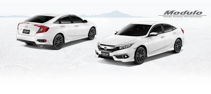 ชุดแต่งสเกิร์ตรอบคัน CIVIC FC ทรง Modulo