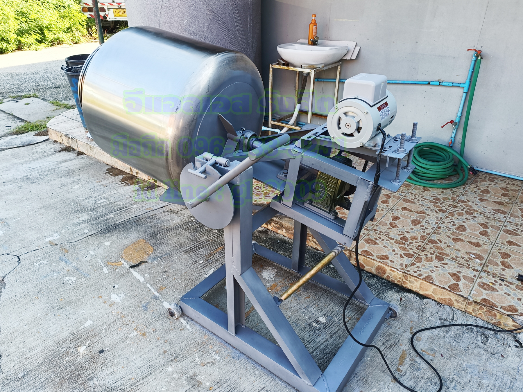 เครื่องคั่วพริก7-10กิโลกรัม ขนาด25X28นิ้ว