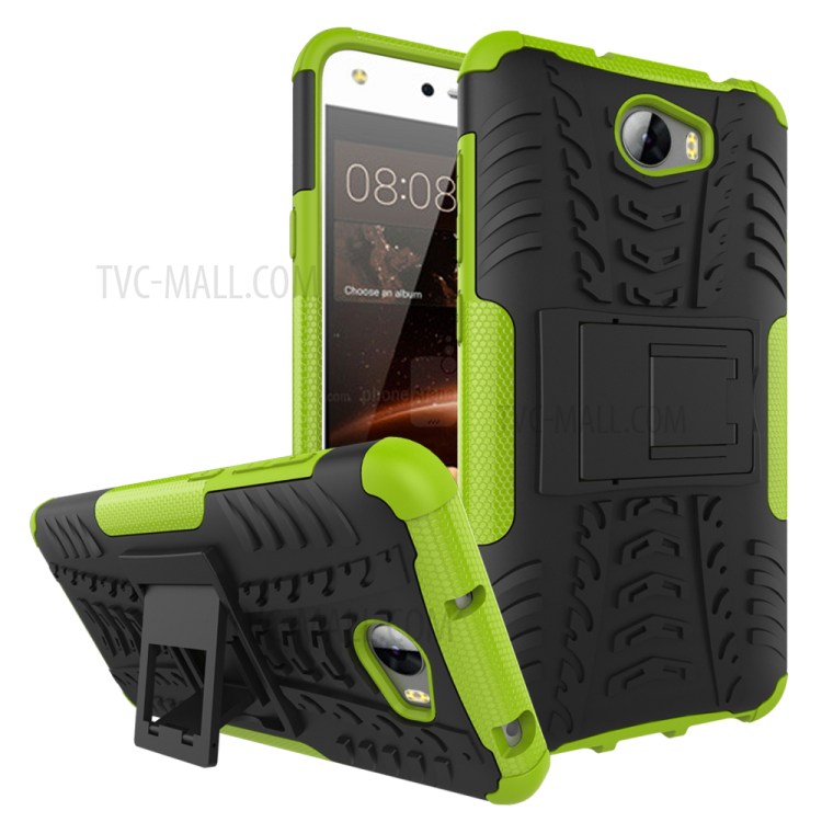 Case Huawei Y5ii / Pre-order * เคสยาง PC + TPU 2-in-1 = ป้องกันสองชั้น *