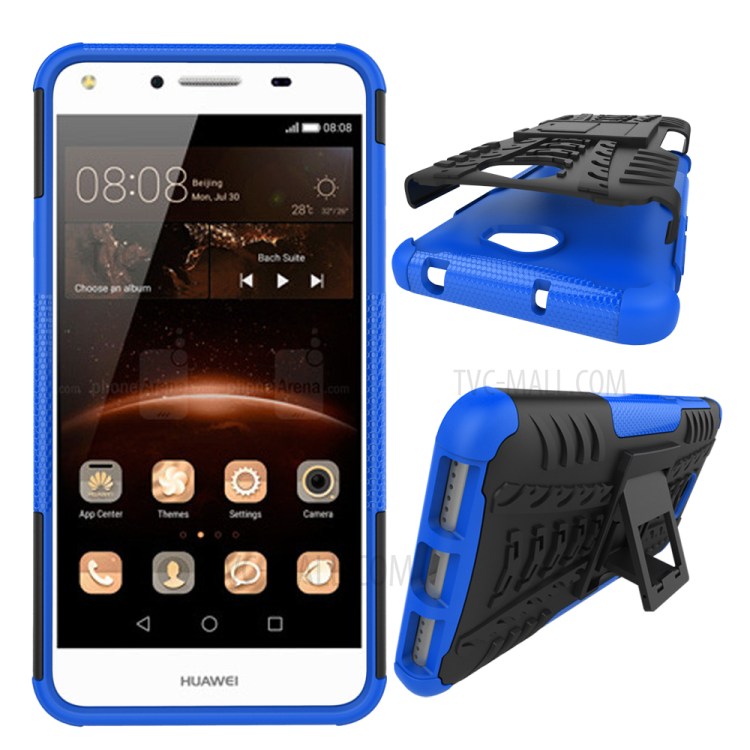 Case Huawei Y5ii / Pre-order * เคสยาง PC + TPU 2-in-1 = ป้องกันสองชั้น *