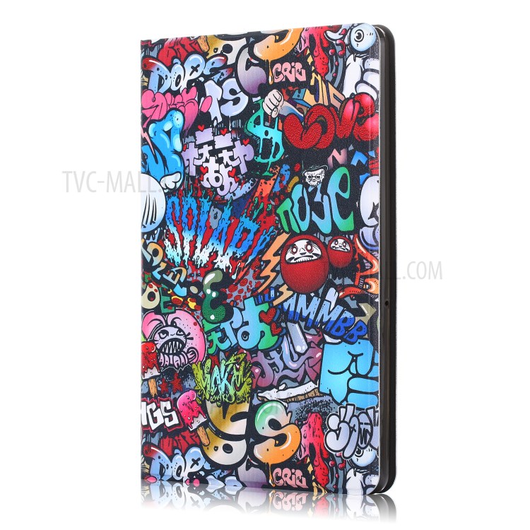 Case Huawei MediaPad T5 / Pre-Order * รูปแบบการพิมพ์ปกหนังที่โดดเด่นเพิ่มองค์ประกอบที่ทันสมัยมากขึ้น *