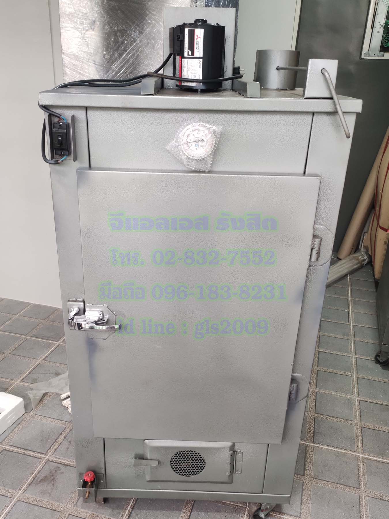 ตู้อบลมร้อนเหล็ก6ชั้นแก๊ส+ไฟฟ้า