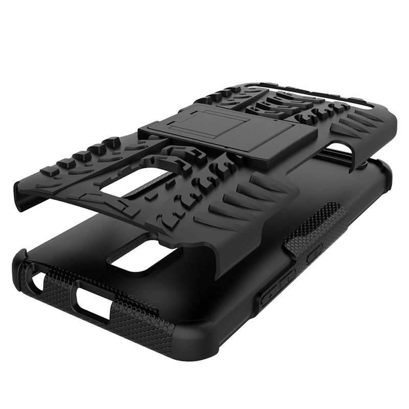 Case Lenovo A6600 / Pre-order * พีซีภายนอก + ด้านใน TPU = การป้องกันชั้นสองชั้น พร้อมขาตั้ง *