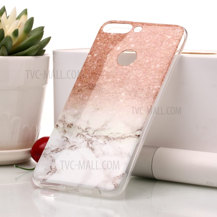 Case Huawei Y7 Pro 2018 / Pre-order * เคสลวดลายหินอ่อน IMD TPU *