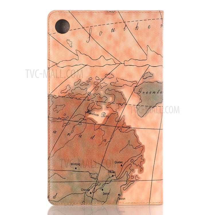 Case Huawei MediaPad M5 / Pre-Order * เคสรูปแบบแผนที่โลกรูปกระเป๋าสตางค์สมาร์ทหนัง *
