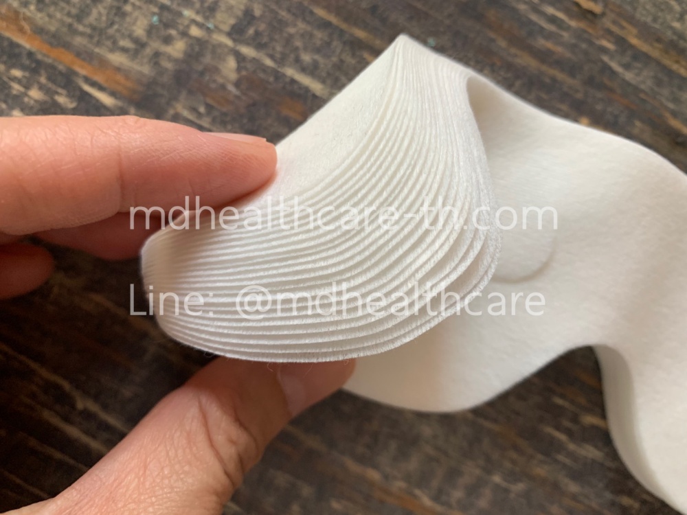 แผ่นมาร์คตา วัสดุฝ้ายแท้ (1ห่อ 60กรัม ประมาณ100แผ่น)