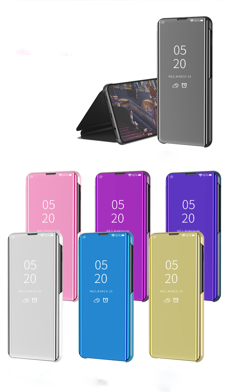 Case OPPO F11 Pro / Pre-Order * เคส View Mirror ปกกระจกมองหุ้มหนัง *
