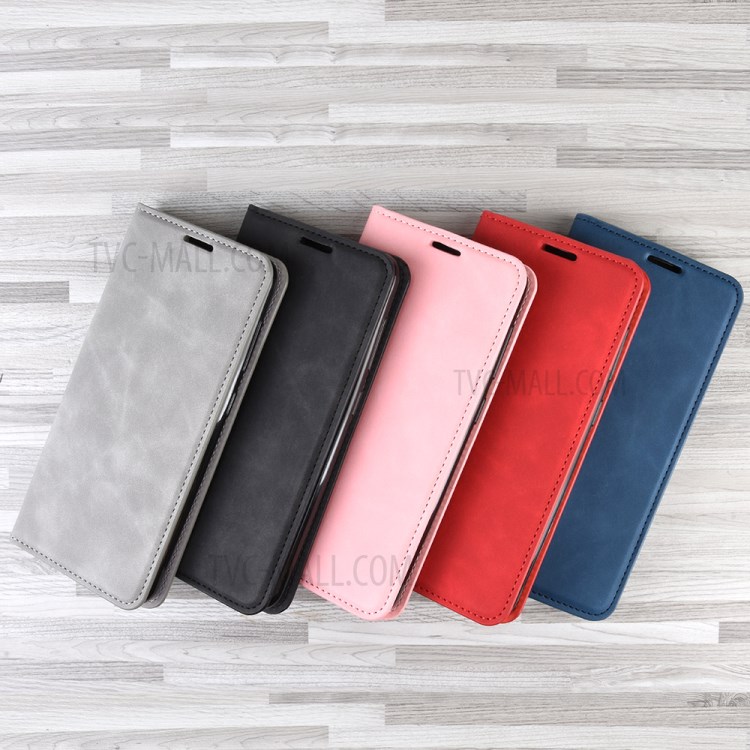 Case Realme XT / Pre-order * เคสซองหนัง Silky Touch ช่องกระเป๋าสตางค์ด้านในสำหรับการ์ดและที่เก็บเงินสด ขาตั้งพับได้เพื่อความสะดวกในการรับชม *
