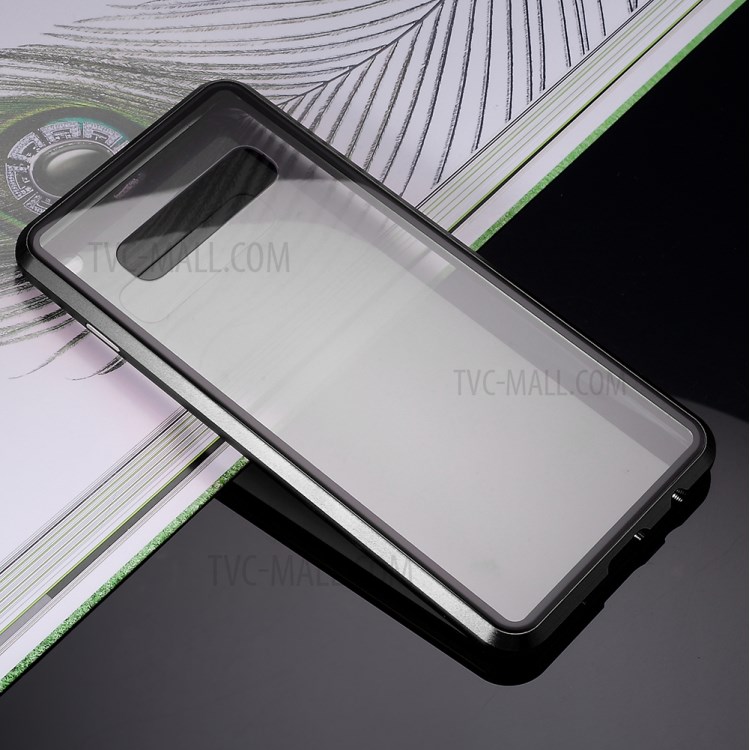 Case Samsung Galaxy S10 / Pre-Order * กรอบโลหะการติดตั้งป้องกันการมองเห็นแม่เหล็ก + เคสป้องกันกระจก [โดยไม่ต้องปลดล็อกลายนิ้วมือ] *