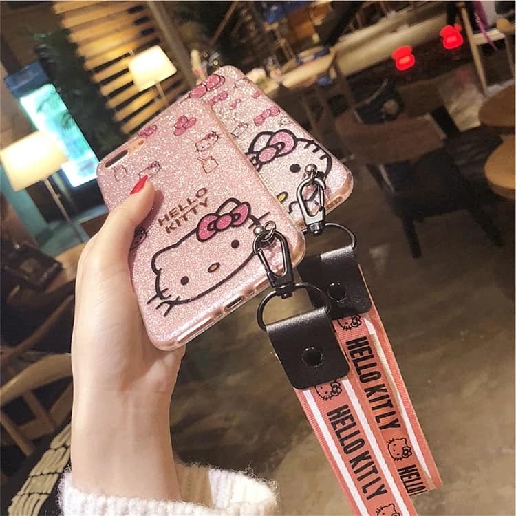 Case Huawei P30 / Pre-Order * เคสการ์ตูน Hello Kitty + สายคล้องมือ,สายคล้องคอ *
