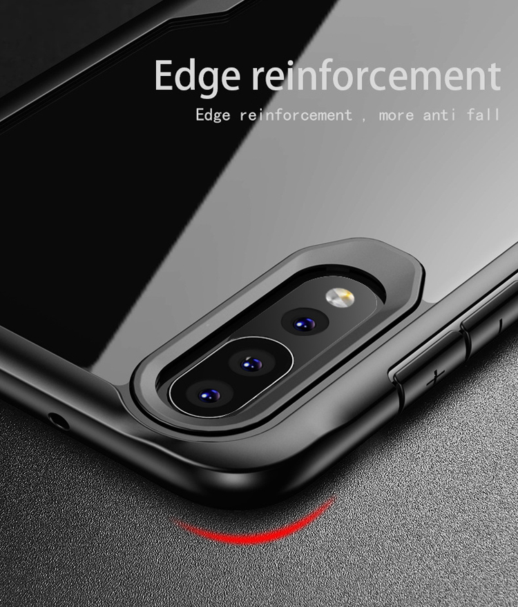 Case Huawei P20 Pro / Pre-order * เบาะรองมุม 4 มุม พลาสติก + ยืดหยุ่น TPU ขอบ *