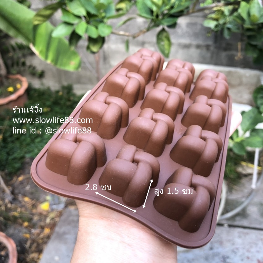 พิมพ์วุ้น พิมพ์ซิลิโคน พิมพ์ชอกโกแลต ขนาดเล็ก 2.8 ซม