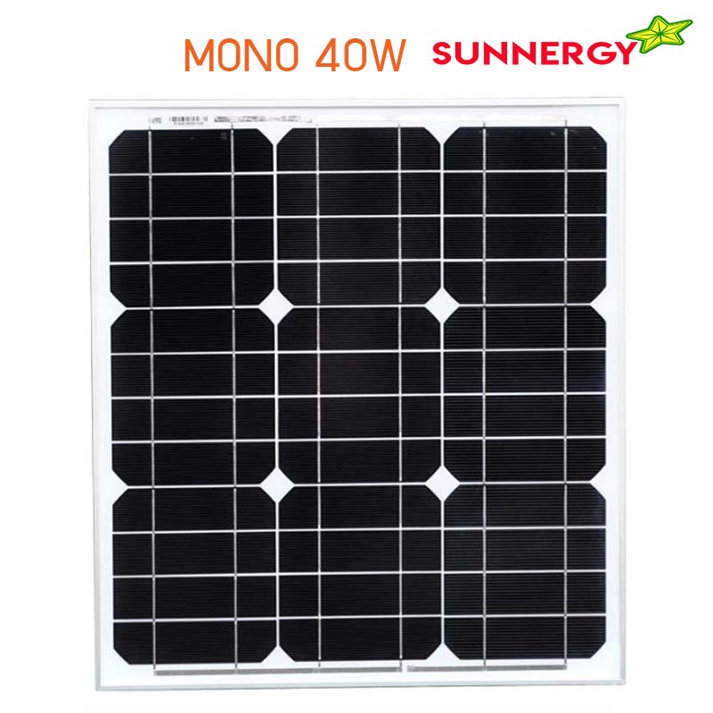 แผงโซล่าเซลล์MONO40W