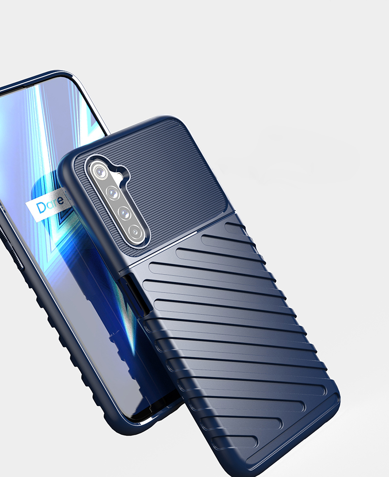 Case Realme 6 Pro / Pre-Order * เคสหนัง TPU แบบนิ่มของ Thunder วัตถุดิบ TPU คุณภาพสูงเป็นมิตรกับสิ่งแวดล้อมและทนทาน *
