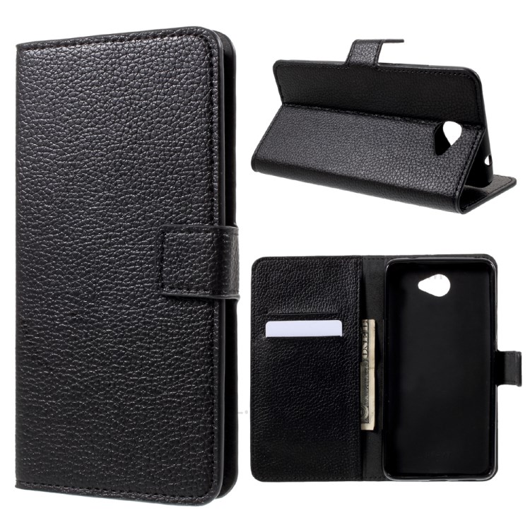 Case Huawei Y7 / Pre-order * ผิวลิ้นจี่ Wallet Case *