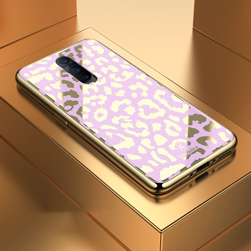 Case OPPO R17 Pro / Pre-Order * เคสป้องกันกระจกแบบอ่อนไฟฟ้าลายเสือดาว ออกแบบที่หรูหราและมีสไตล์ *