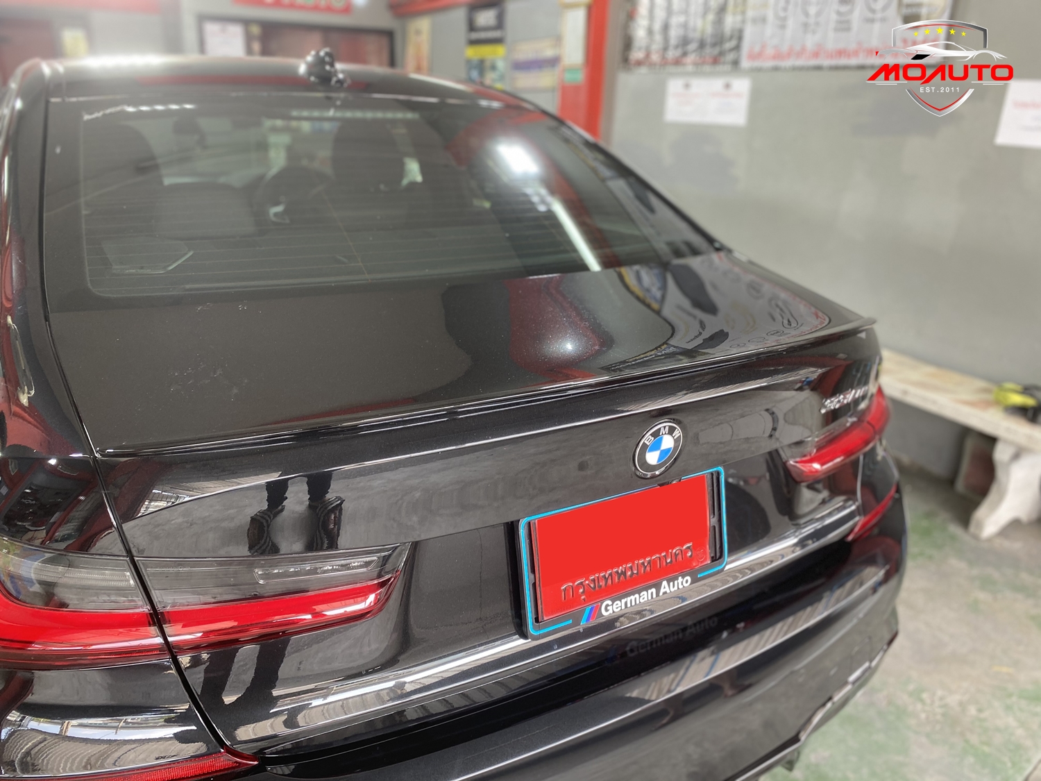 DIFFUSER ท้ายททรง M340i + ปลายท่อใบไม้คู่ BMW G20