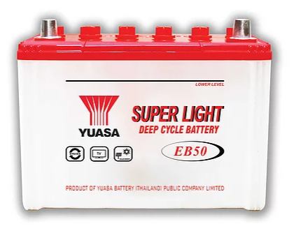 แบตเตอรี่ Yuasa Deep cycle 50Ah - Yuasa EB50