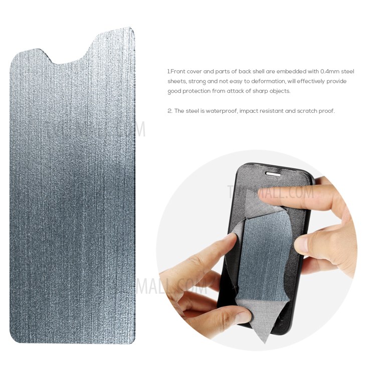 Case Honor 10 Lite / Pre-Order * เคสกันกระแทก ผิวหนังม้า ฝาครอบด้านหน้าฝังด้วยแผ่นเหล็กแข็งแรงและไม่เสียรูปง่าย *
