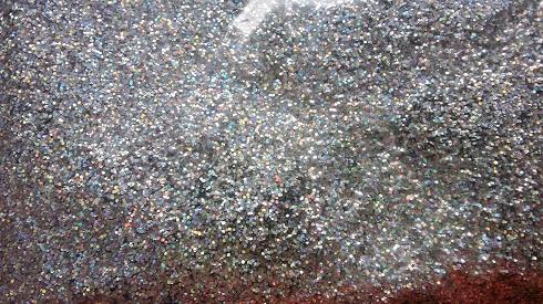 glitter สีเงิน 50g