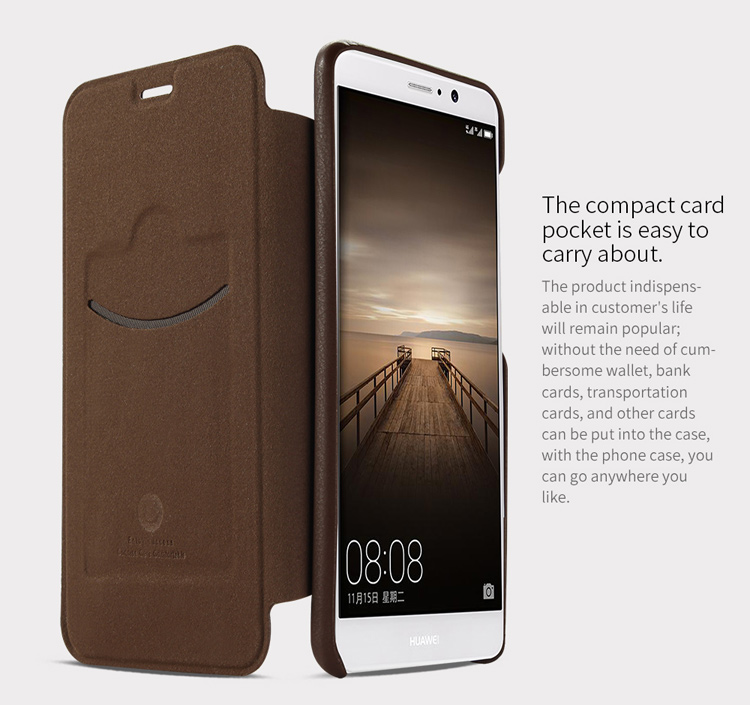 Case Huawei Mate 9 / Pre-order * LENUO Ledream สลิม ปกหนัง PU + PC Back เคสนุ่ม *