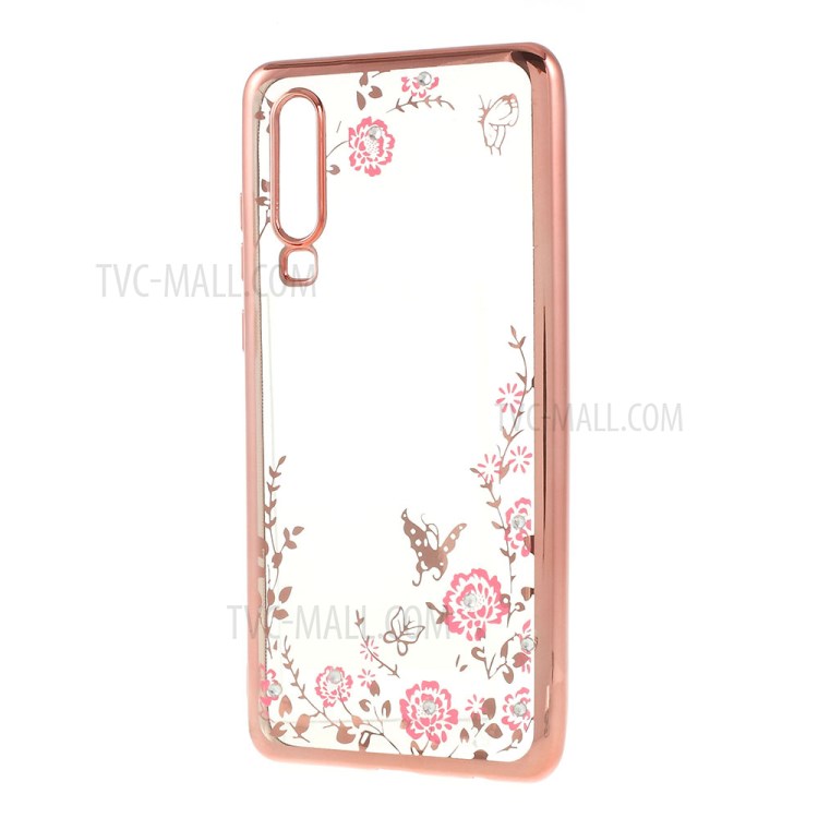 Case Huawei P30 / Pre-Order * รูปแบบสวยงามเคสโทรศัพท์ TPU Rhinestone *