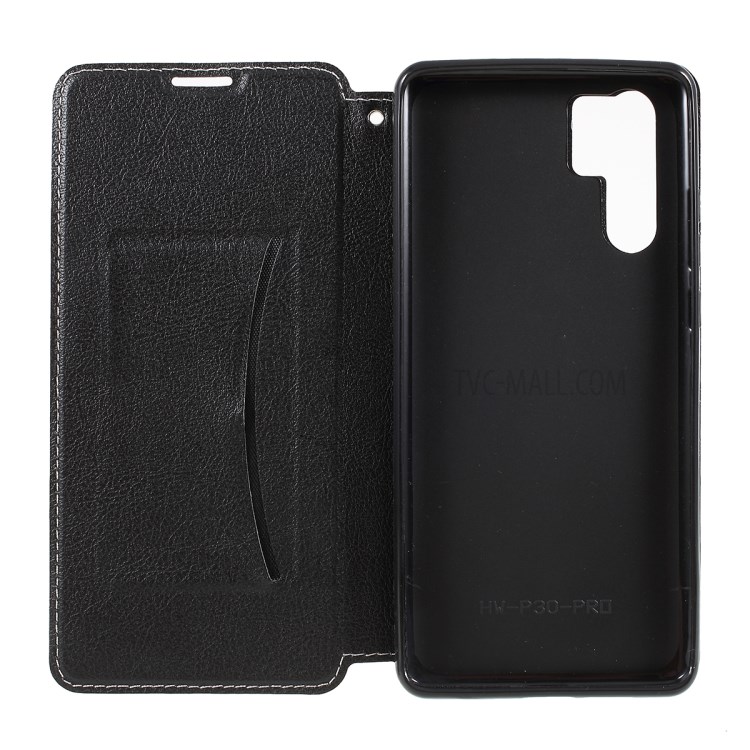 Case Huawei P30 Pro / Pre-Order * เคส PU ปกหนังโทรศัพท์อัตโนมัติดูดพร้อมขาตั้ง *