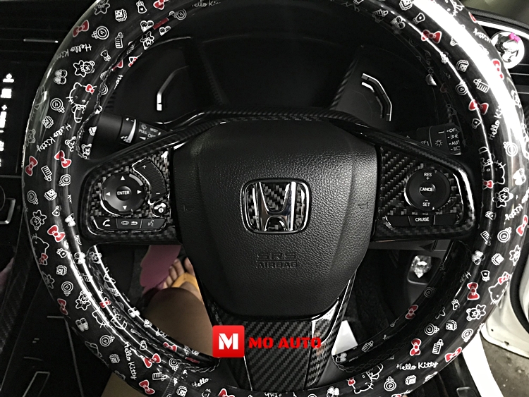 คิ้วแต่ง H พวงมาลัย CARBON FC/FK/FC MC 2019