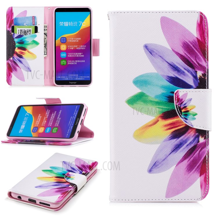 Case Huawei Y7 Pro 2018 / Pre-order * เคสกระเป๋าสตางค์พิมพ์ลาย *