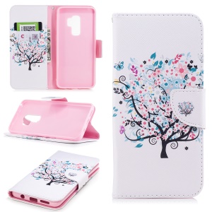 Case Samsung Galaxy S9 Plus / Pre-Order * เคสพิมพ์ลายรูปแบบสดใสดูทันสมัย สไตล์กระเป๋า: 2 ช่องเสียบการ์ด + กระเป๋าเงินสด 1 *