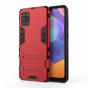 Case Samsung Galaxy A31 # Pre-Order * เคสกันกระแทกมีสไตล์ + PC พร้อมขาตั้ง พลาสติกแข็ง + TPU อ่อน = สองชั้น *
