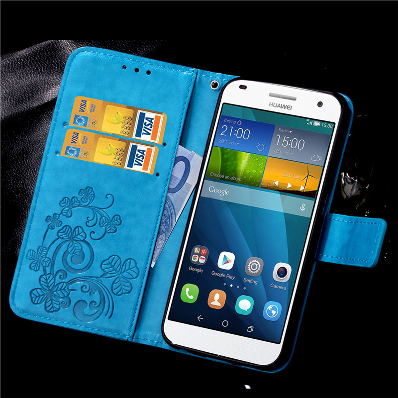 Case Huawei G7 / Pre-order * เคสหนังพิมพ์ลายดอกไม้ *